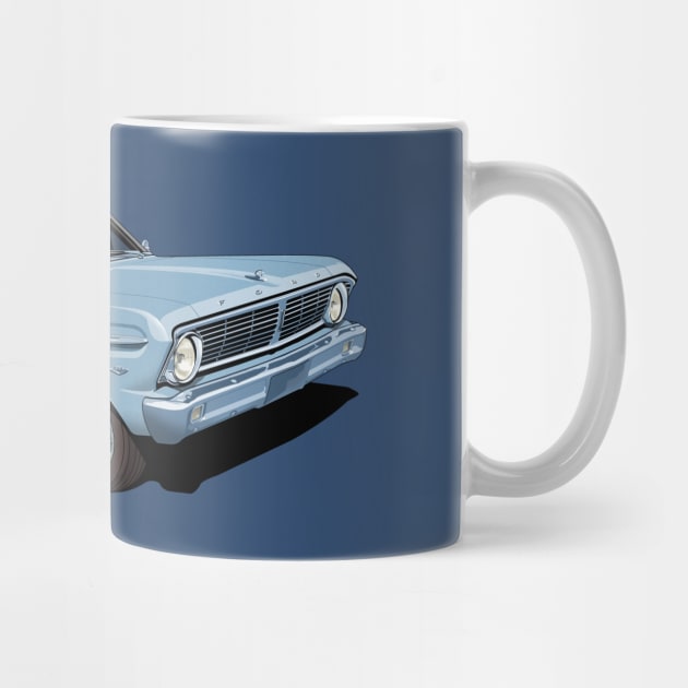 1965 Ford Falcon Futura in silver blue by candcretro